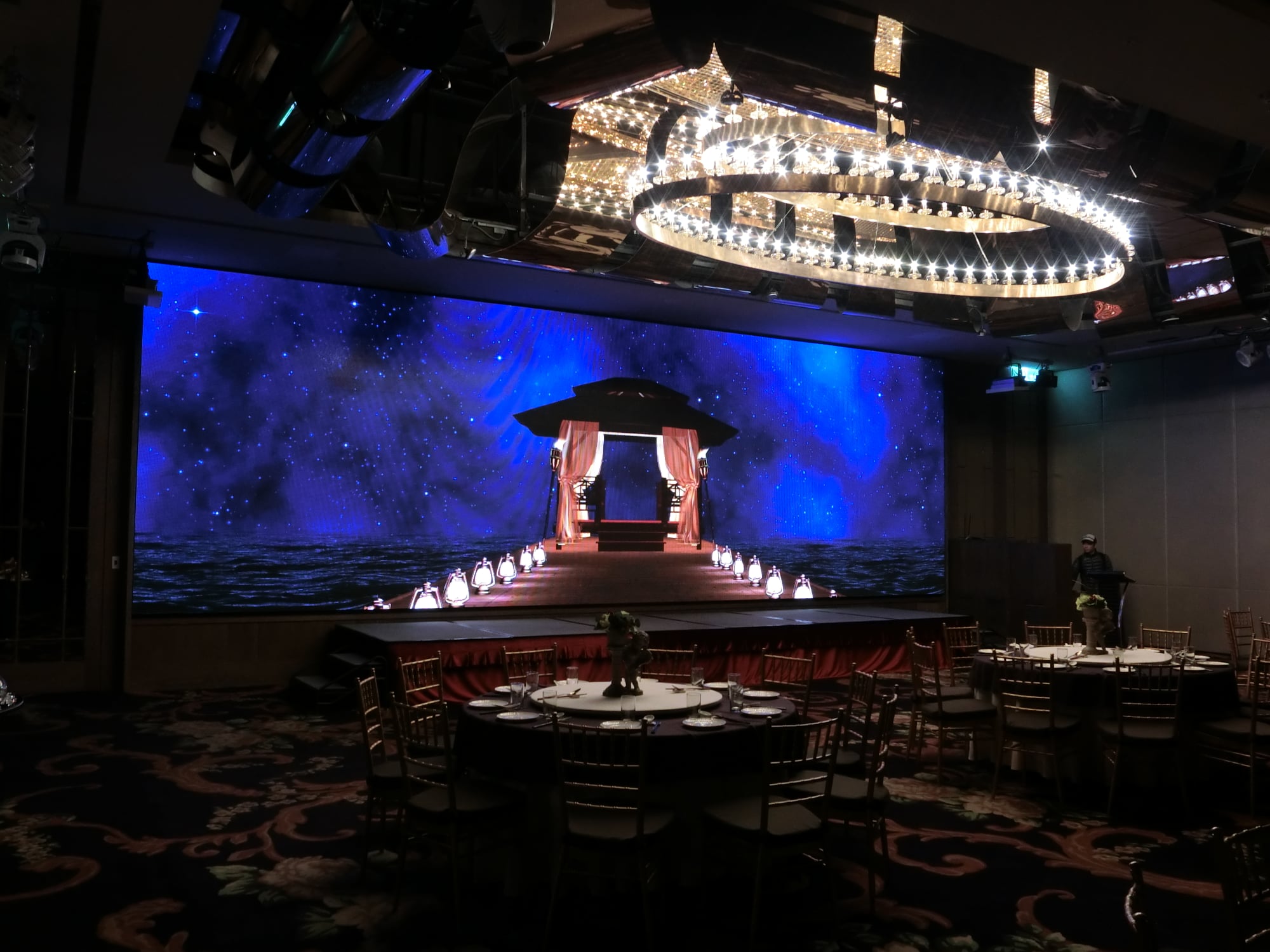 Lighting and Projection Project of Banquet Hall of Yipin Hotel 